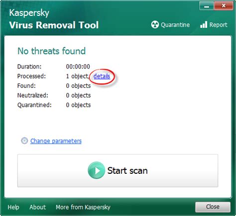 Kaspersky Virus Removal Tool is a free software for .